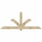 Ekena Millwork Redmond Rough Sawn Timber Gable Bracket, Douglas Fir, 96"W x 40"H x 6"D x 6"F, 10/12 Pitch GBW096X40X0606RED00RDF - alternate 1
